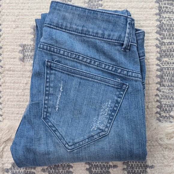 Victoria's Secret NWOT VS Siren Jeans Size 0 Distressed Light Wash Skinny Y2K - Picture 3 of 11